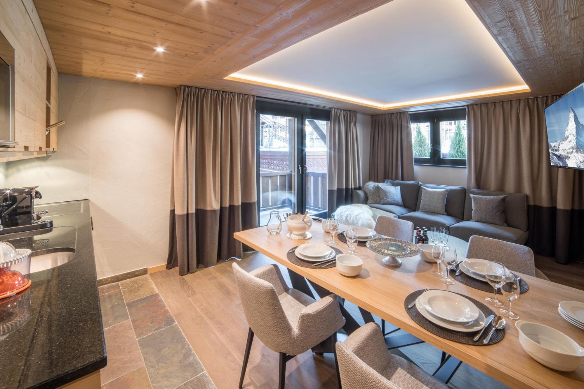 Luxury Chalets & Apartments By Mountain Exposure Zermatt Camera foto