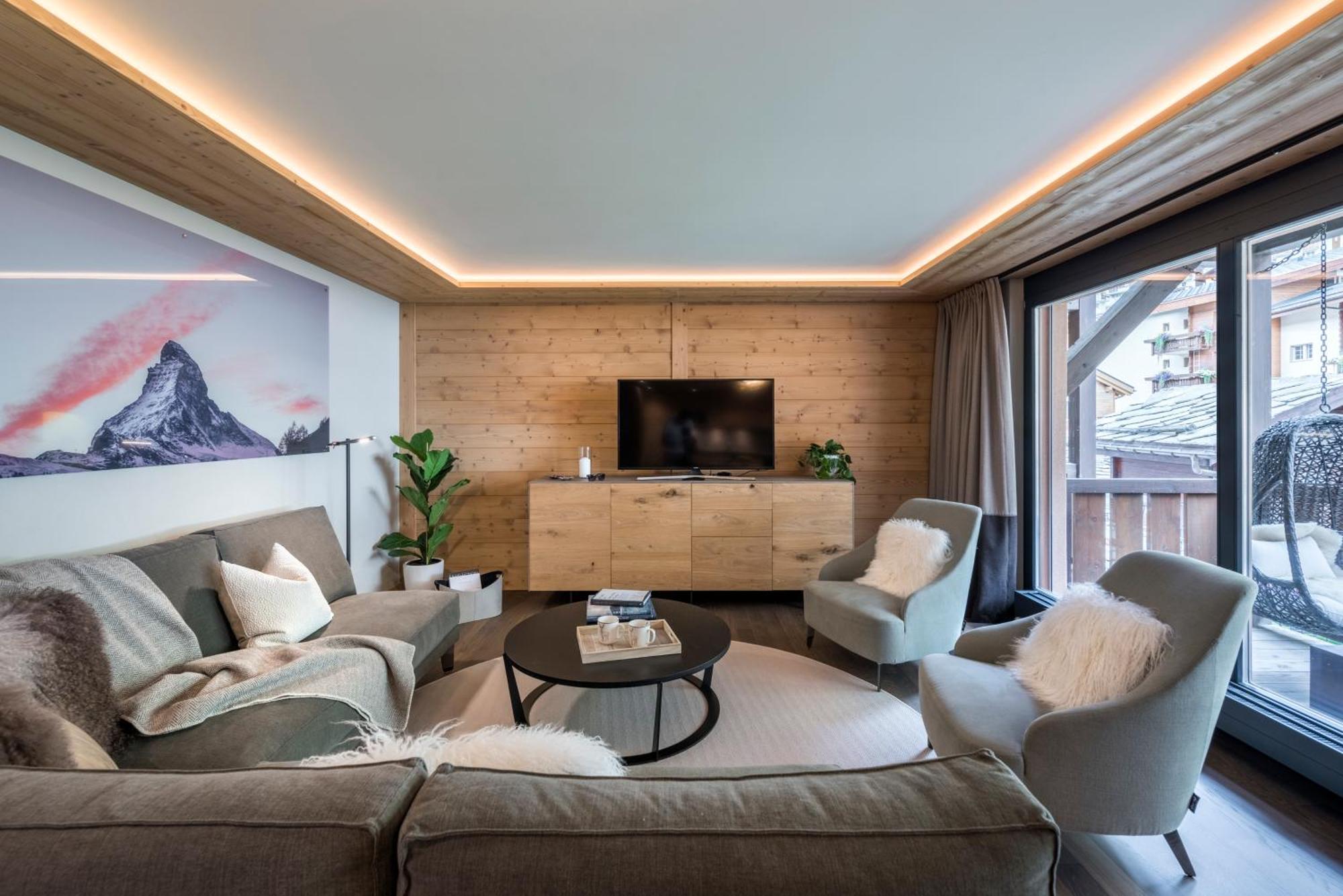 Luxury Chalets & Apartments By Mountain Exposure Zermatt Camera foto